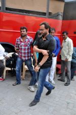 Saif Ali Khan snapped promoting bullet raja in Mehboob, Bandra, Mumbai on 8th Nov 2013